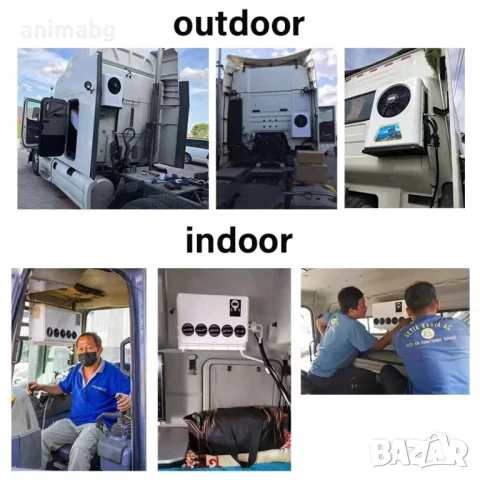 ANIMABG Електрически климатик за каравана, камион, 12V, 24V, Капацитет на охлаждане 1000-3000 W, снимка 7 - Друга електроника - 41503253