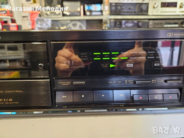 Касетен дек Pioneer CT-229 В отлично техническо и визуално състояние., снимка 4 - Декове - 52691950