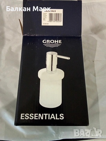 GROHE Essentials – Дозатор,диспенсър за течен сапун (Стъкло/Хром)
