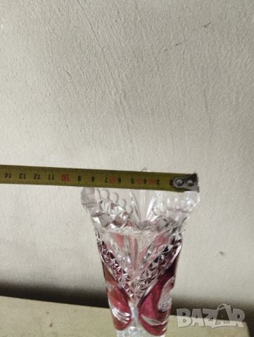 кристална ваза бохемия, снимка 5 - Вази - 46425539