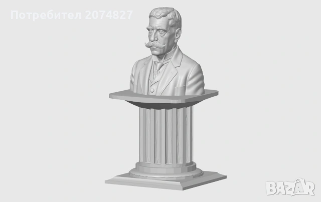 ИВАН ВАЗОВ (бюст, статуетка), снимка 2 - Статуетки - 53453498