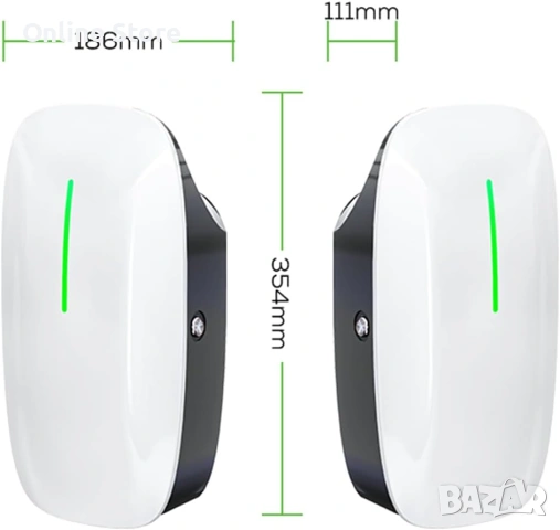 Зарядно устройство Type 2 за електромобил 7kW – 32A, Wi-Fi, 5 м кабел, IP65