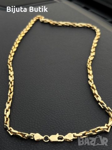 Масивен Златен Ланец от медицинско злато с печат 750