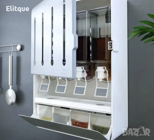 Стенен кухненски диспенсър за съхранение и лесен достъп до продукти, снимка 3 - Други - 52861276