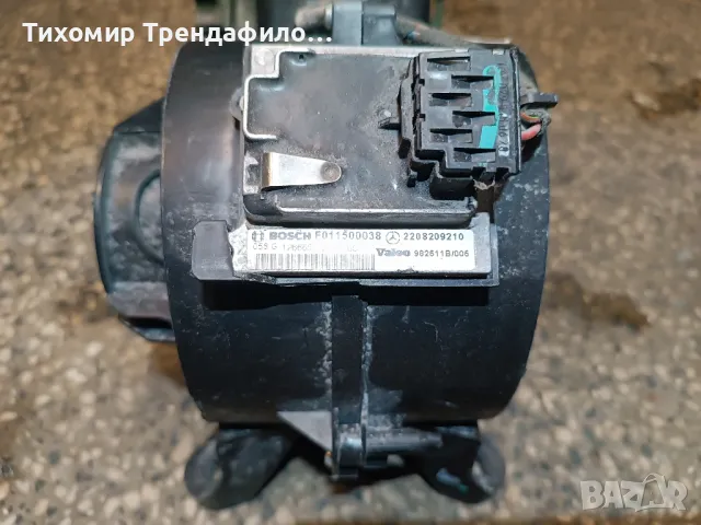 вентилатор с реостат мерцедес Heater blower motor MERCEDES W164 982690J , 2208209210 , F011500038, снимка 5 - Части - 48429249