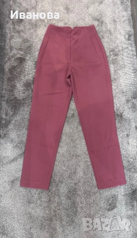 Дамски панталон Зара, снимка 5 - Панталони - 53416570