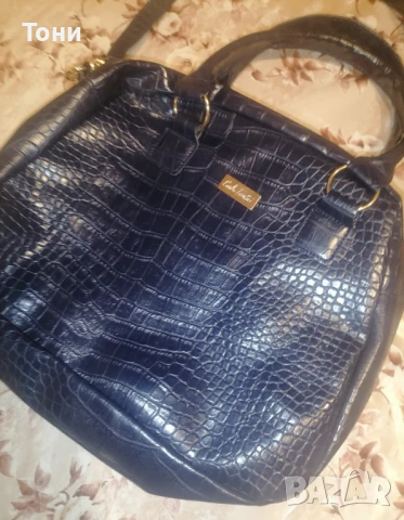 CARLA FAUSTINI Оригинал Нова Кожена Дамска Чанта , снимка 2 - Чанти - 50968270