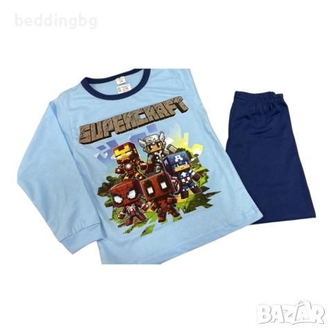 #Детска #Памучна #Пижама с анимационнни герои , снимка 4 - Детски пижами - 33975207