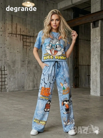 🎀Дамски Комплект Bugs Bunny, снимка 4 - Комплекти - 53955424
