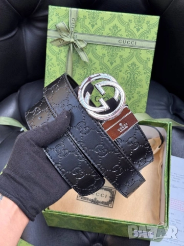 Колан+сертификат+торбичка gucci , снимка 5 - Колани - 51960560