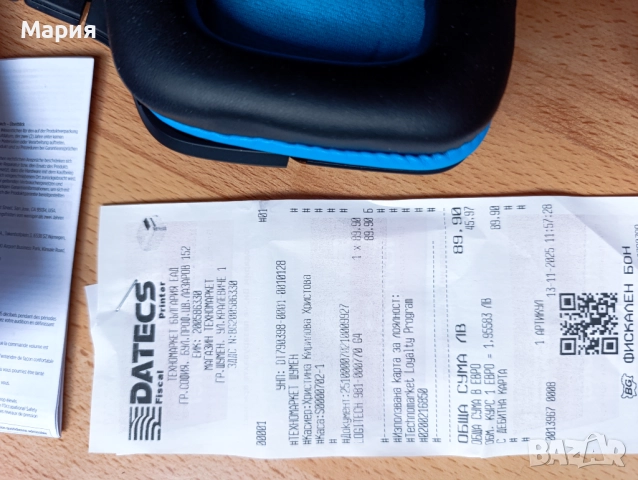 Геймърски слушалки logitech, снимка 9 - Слушалки и портативни колонки - 52642575