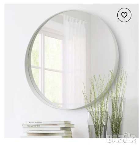Кръгло огледало Rotsund ikea, снимка 3 - Огледала - 54219509