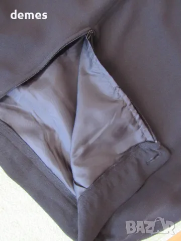 Черна дамска пола размер XL, нова, снимка 5 - Поли - 49638949