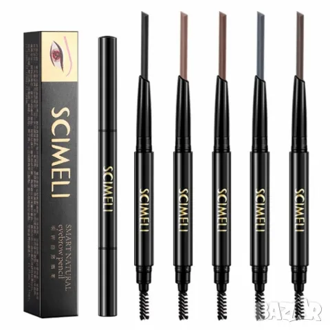 Водоустойчив, траен и ултра фин молив за вежди с четка за оформяне , снимка 2 - Козметика за лице - 50386436