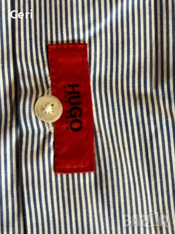 Маркова риза Hugo, M размер - 40, снимка 2 - Ризи - 52592480