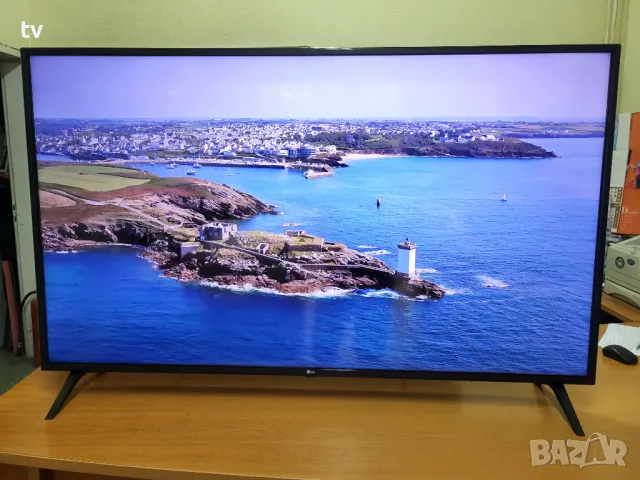 LG 60 инча 4K LED Smart HDR WiFi смарт лед - с нова подсветка!, снимка 1 - Телевизори - 46973249