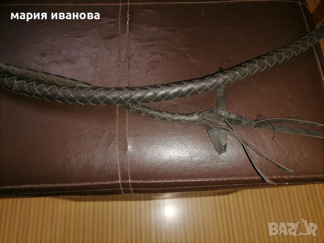 Кожен камшик, снимка 3 - Антикварни и старинни предмети - 54238194