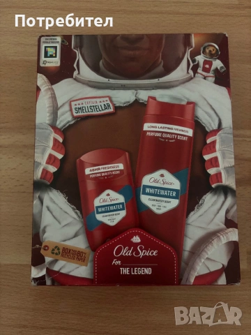 Whitewater Old Spice душ гел+стик против изпотяване