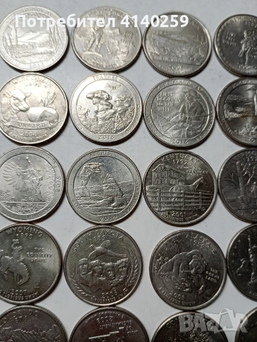 САЩ МОНЕТИ 1/4 КУОРТЪР ДОЛАР , снимка 6 - Нумизматика и бонистика - 53441743