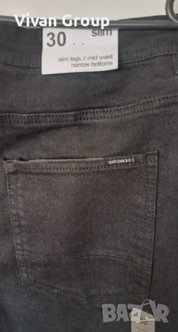 НОВИ Черни мъжки дънки W30, снимка 7 - Дънки - 52491877