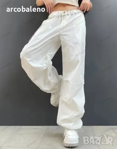 Дамски свободни ретро панталони с връзки, 4цвята , снимка 14 - Панталони - 50094757