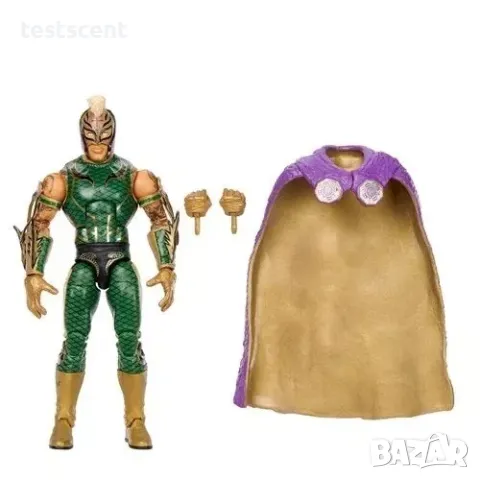 Екшън фигура WWE Rey Mysterio Mattel Elite Mysterio Attire играчка Рей Мистерио, снимка 5 - Колекции - 48429993