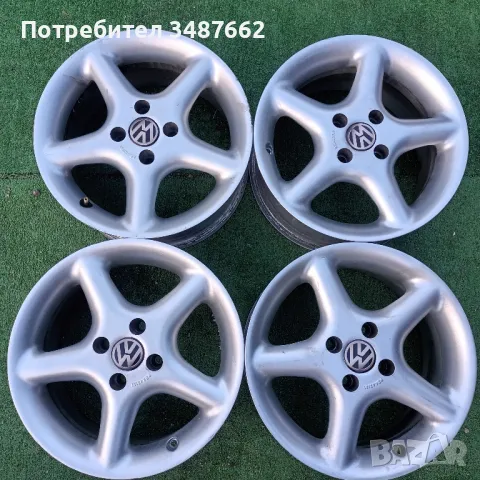 15цола за VW AUDI Skoda 4×100  7J ×15 цола ет40 ц.57.1мм , снимка 1 - Гуми и джанти - 47043316