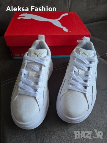 Puma дамски бели кожени маратонки кецове , снимка 6 - Маратонки - 52049982