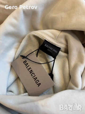 Баленсиага блуза с качулка, снимка 4 - Блузи - 52939976