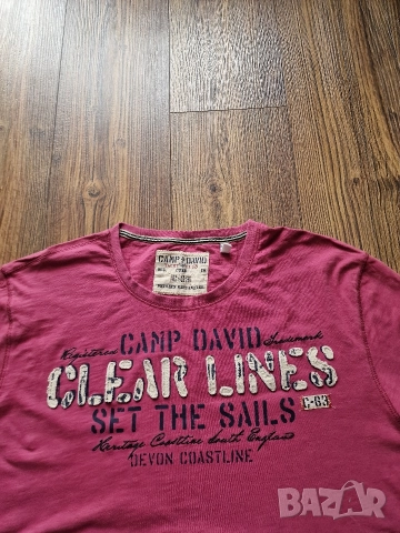 Страхотен мъжки суитчър блуза CAMP DAVID размер 3XL, снимка 5 - Суичъри - 52697542