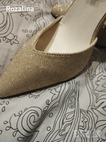 Вечерна рокля и обувки в злата, снимка 6 - Рокли - 52581049
