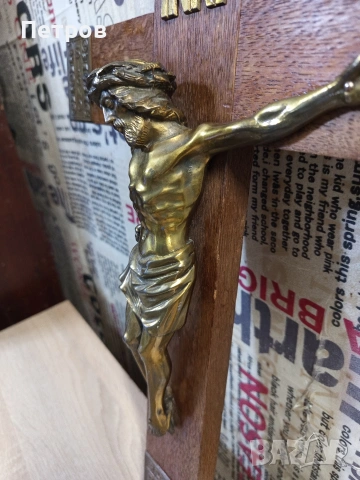 Разпятие/кръст, снимка 5 - Антикварни и старинни предмети - 53578084
