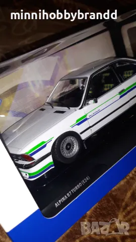 BMW  E 24  Alpina B7 Turbo  1.18 Scale  Solido  Top  top  top  model. , снимка 5 - Колекции - 49193451