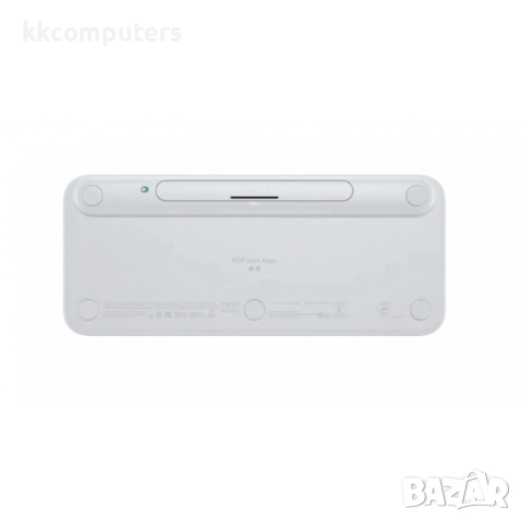 Logitech Pop Icon Keys Безжична Клавиатура, Бяла, снимка 5 - Клавиатури и мишки - 52558307