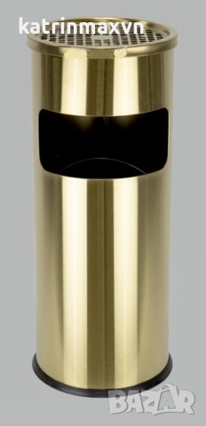 Кош - пепелник кръгъл GOLD