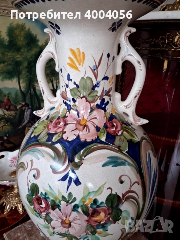 Голяма ваза, снимка 5 - Антикварни и старинни предмети - 53574179