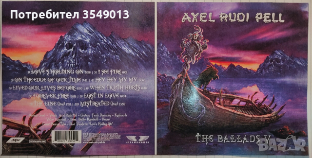 Неофициални cd / цд дискове - нови - Axel Rudi Pell - The Ballads vol.1 - vol.6, снимка 2 - CD дискове - 53295575