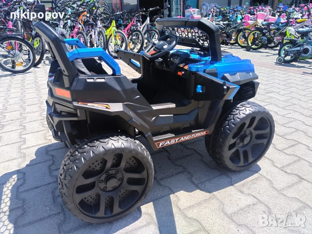 F1 Двуместен акумулаторен джип DUST син, снимка 2 - Други - 53849267