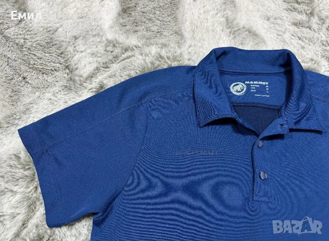 Мъжка тениска Mammut Polo Tee, Размер М, снимка 2 - Тениски - 46982511