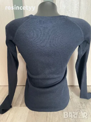 Ватирана синя блуза , снимка 6 - Блузи с дълъг ръкав и пуловери - 40080466