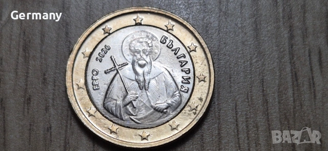 рядка евро монета 1 евро България 2026 1euro , снимка 5 - Нумизматика и бонистика - 53386445