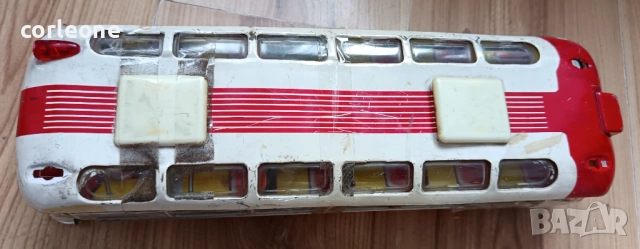 Ламаринена СОЦ играчка Автобус задвижване и светлини, снимка 8 - Колекции - 50549184