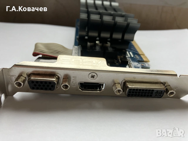 Видео карта ASUS NVIDIA GeForce 210, снимка 3 - Видеокарти - 53198004