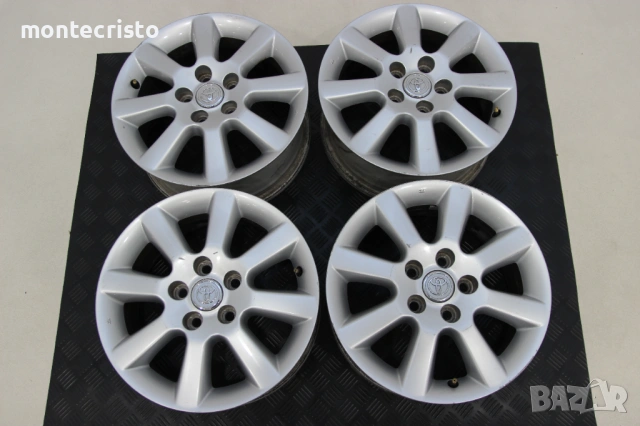 Алуминиеви джанти Toyota Avensis T25 T250 (2003-2009г.) 16 цола / 54.1 / 5x100 / 42611-05230, снимка 2 - Гуми и джанти - 53933187