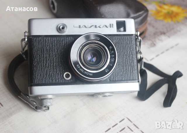 „Индустар 69“ 28/2.8 + фотоапарат " Чайка", снимка 2 - Фотоапарати - 54021965