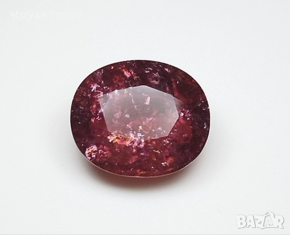 Забележителен турмалин в голям размер и рядък цвят 17.20Кт.! Сертифициран! Нов!