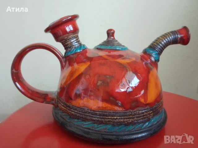 керамичен чайник 24/14 см, снимка 2 - Други - 50936795