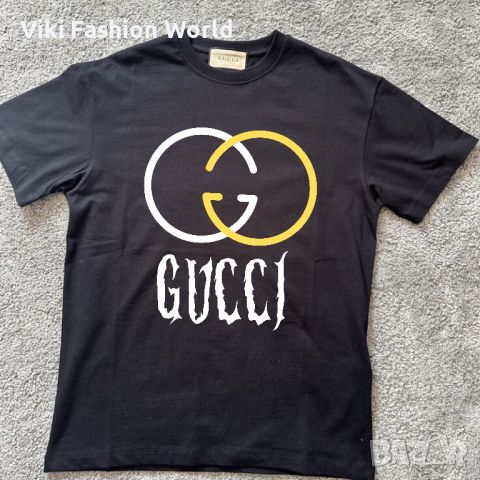 Gucci тениска черна , бяла, тениски , маркови , гучи, снимка 3 - Тениски - 45792248