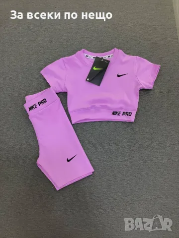 Nike Дамски Спортен Комплект Тениска И Клин🔝Дамски Спортен Екип Найк - Различни Цветове Код LFS335, снимка 12 - Спортни екипи - 49612738