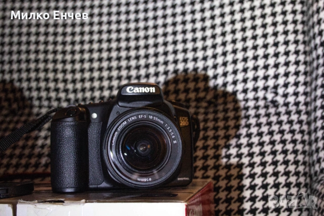 Canon EOS 20d + 18 - 55mm, снимка 5 - Фотоапарати - 53013206